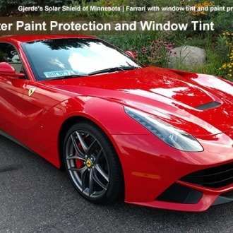 Ferrari_tint and paint protection