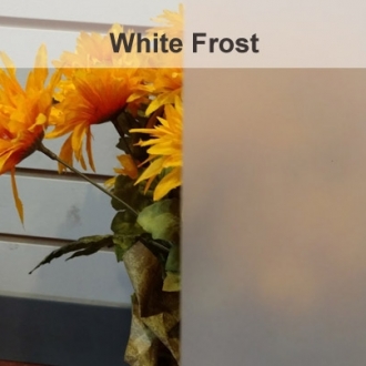 White Frost Decorative Window Film