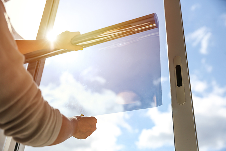 Solar Shield Commercial Window Film Installation