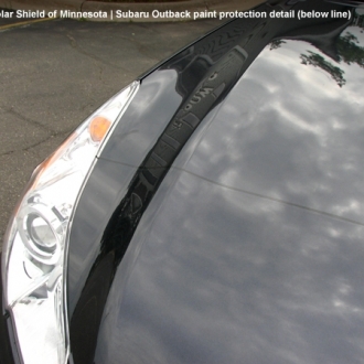 Subaru Outback close up detail of paint protection