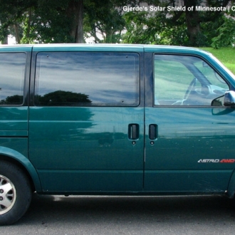 Chevy Astro with window tint