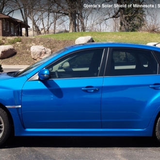 Subaru wrx with window tint