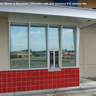 Drive Through with window tint.