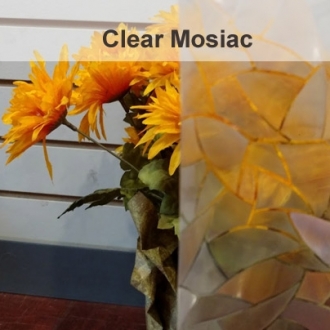 Clear Mosaic Decorative Window Film