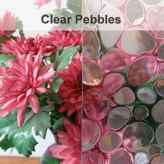Clear Pebbles Decorative Window Film