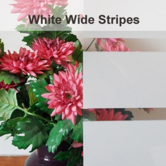 White Stripes Decorative Window Film